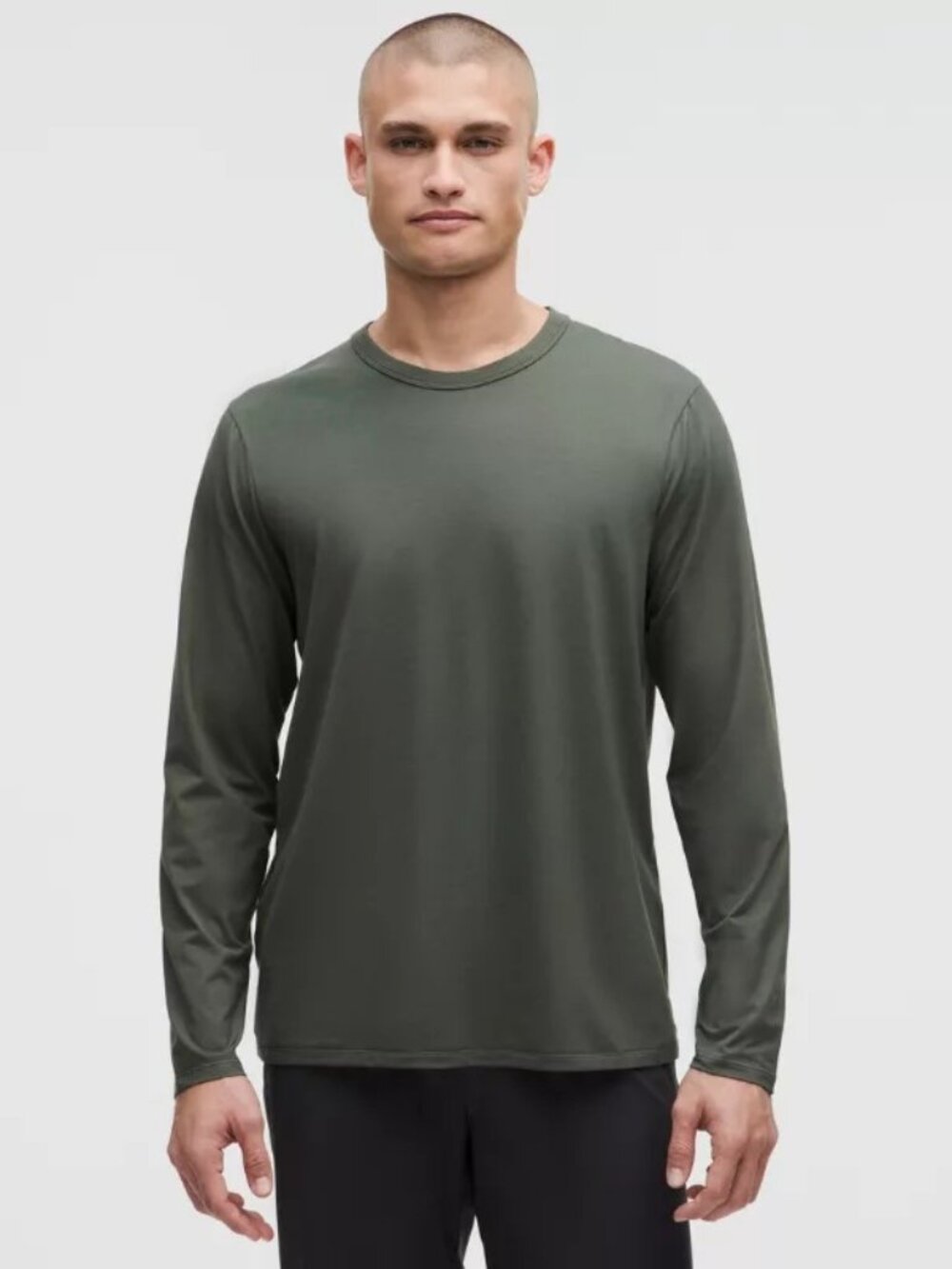 Lululemon Men's The Fundamental Long Sleeve Shirt - Grey Sage